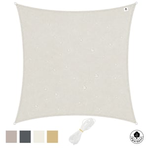 4gardenz Schaduwdoek waterafstotend vierkant 4x4 mtr -
