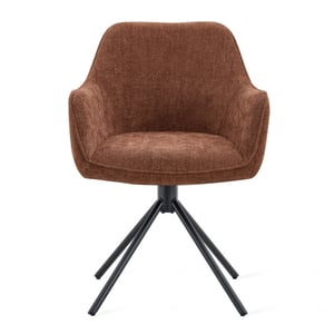 Multifurn Eetkamerstoel bo burgundy draaibaar (set van 2)