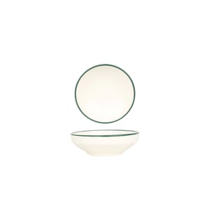 Rinart Serveerschaal green edge porselein 10 cm (100cc) set van 2