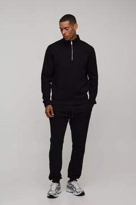 Regular 1/4 Funnel Sweatshirt and Slim Leg jogger