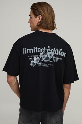 Oversized Boxy Limited Edition Floral Printed T-Shirt