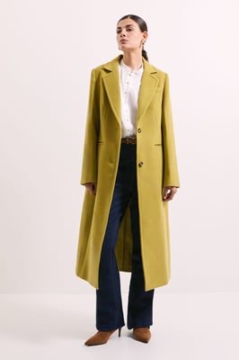 Single Breasted Midi Coat