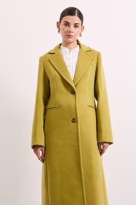 Single Breasted Midi Coat