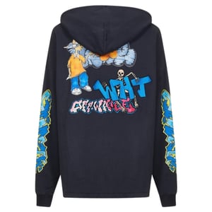 Off-white Graff Pupp Long Skate Hoodie Outerspace