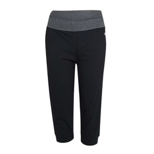 Umbro Yogabroek met logo voor dames (Zwart)
