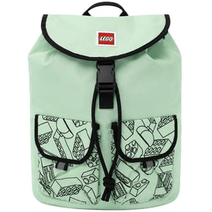 Lego 16L Tribini Happy Outlined Bricks Kids Mint Backpack