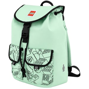Lego 16L Tribini Happy Outlined Bricks Kids Mint Backpack