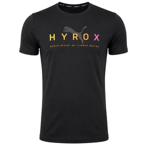 Puma x HYROX Always Clouds Mens Black T-Shirt