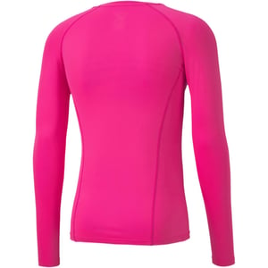 Men's Puma Liga Baselayer Tee Ls T-Shirt in Fluo Pink