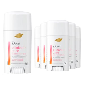Dove Clinical + Care Anti-Perspirant Cream, Pomegranate & Verbena, 60ml, 6 Pack