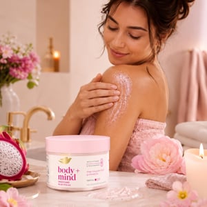 Dove Body + Mind Smoothing Body Scrub, Dragon Fruit, 295ml, 6 Pack
