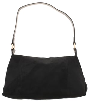 Womens Slouchy Shoulder Bag Holly Zip Fastening black