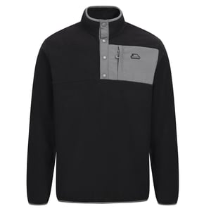 Trespass Mens Hosta Anti-Pilling Fleece Top (Black)