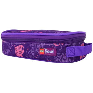 Lego Friends Hearts Kids Purple Pencil Box