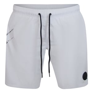Scratch Scratch Logo Swim Shorts in White