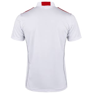 Mizuno Hex Rect Mens White Polo Shirt