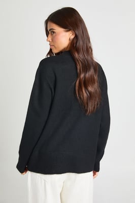 Soft Knit V Neck Jumper
