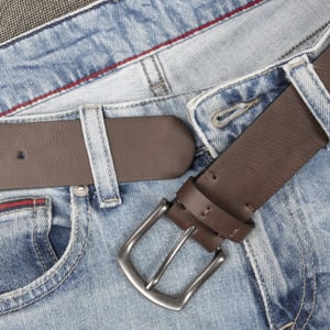 Men’s Brown 1.5 Inch Belt Jeans Trouser Belt