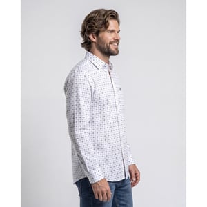 Campbell Casual overhemd donker