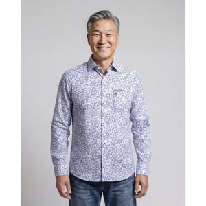 Campbell Casual overhemd donker