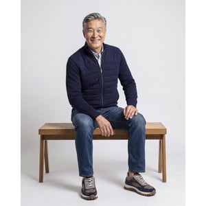 Campbell Casual overhemd donker