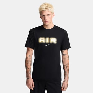 Nike Air Mens Black Gold Neon Graphic T-Shirt