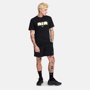 Nike Air Mens Black Gold Neon Graphic T-Shirt