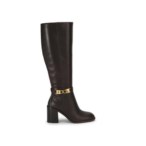 Kurt Geiger London Leather Kingsley Block Heel Knee Boots