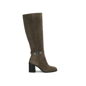 Kurt Geiger London Suede Kingsley Block Heel Knee Boots