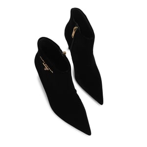 Kurt Geiger London Velvet Stiletto Ankle Boots