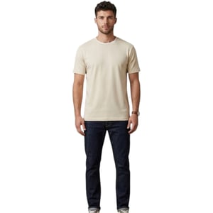 Mens T Shirts Short Sleeve Layered Collar Crew Neck Summer Basic Tee Pullover