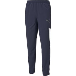 Men's Puma Teamliga Sideline Pants Tracksuit Bottom in Peacoat/Blk/Wht