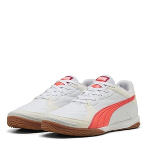 Men's Puma Pressing Iv Indoor Football Boots in Puma White-Gl