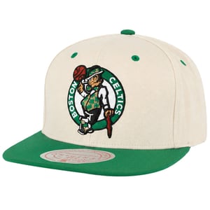 Mitchell & Ness NBA Boston Celtics Sail 2 Tone Off White Cap