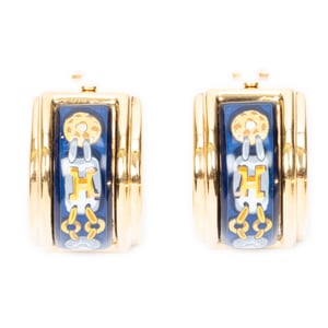 Enamel Clip On Earrings Bracelet