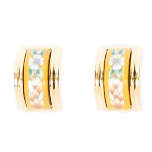 Enamel Clip On Earrings Bracelet
