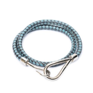 Braided Jumbo Hook Double Tour Bracelet Bracelet