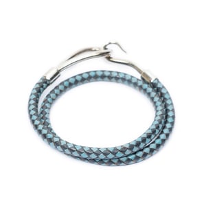 Braided Jumbo Hook Double Tour Bracelet Bracelet