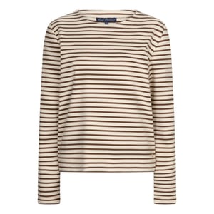 Red Button Rb terry stripe espresso