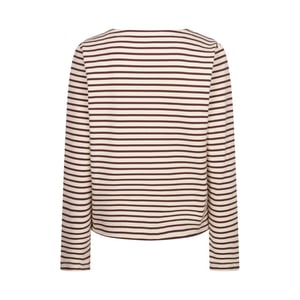 Red Button Rb terry stripe dark berry