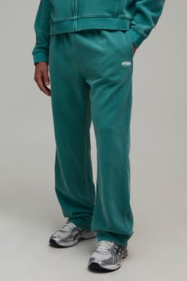 Straight Leg Man Sport Washed Joggers