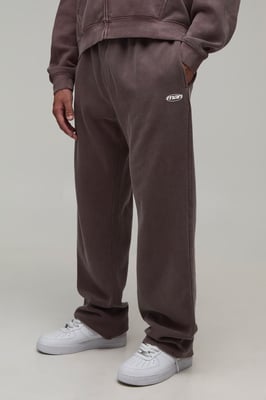 Straight Leg Man Sport Washed Joggers