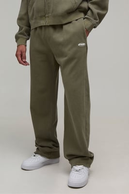 Straight Leg Man Sport Washed Joggers