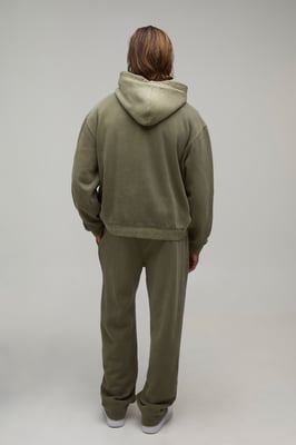 Straight Leg Man Sport Washed Joggers