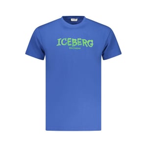 Iceberg Blue Cotton Men's T-Shirt