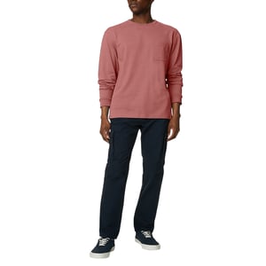 M&S Mens Long Sleeve T Shirt Pure Soft Cotton Crew Neck Oversized Fit Winter Tee