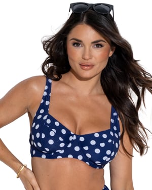 27990 Pour Moi Santa Monica Side Support Non-Padded Underwired Bikini Top -
