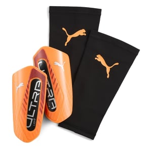 Accessories Puma Light Shin Guards in Orange/Silver