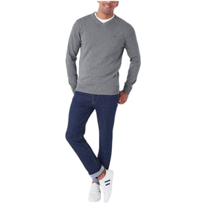 Crew Clothing Mens Jumper V Neck Long Sleeve Regular Fit Lightweight Knit Sweat
