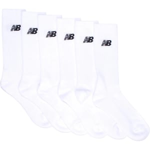 New Balance 6 Pack Socks Mens Everyday Crew Socks Poly Cotton Trainers Socks